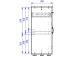 Sideboard >Lissy< in Sonoma-Eiche aus Kunststoff - 118x70x30cm (BxHxT)