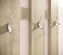 Garderoben-Set >Selene< in Sonoma-Eiche - 100x190x25cm (BxHxT)
