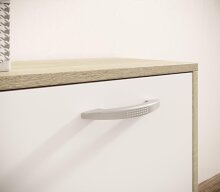 Garderoben-Set >Selene< in Sonoma-Eiche - 100x190x25cm (BxHxT)