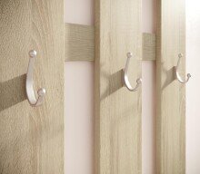 Garderoben-Set >Selene< in Sonoma-Eiche - 100x190x25cm (BxHxT)