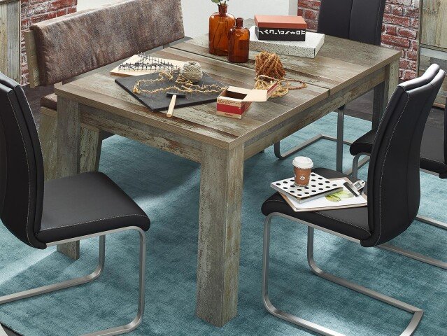 Esstisch >Britta< in Driftwood - 160x76x90cm (BxHxT)