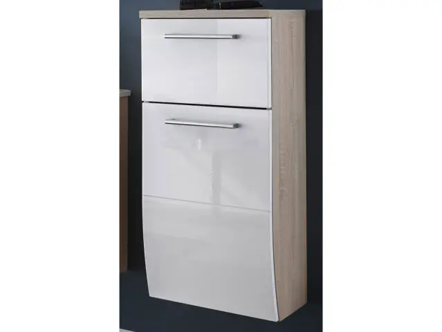 Unterschrank >Tampa< in Sonoma aus Metall - 39x88x31cm (BxHxT)