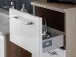 Unterschrank >Tampa< in Sonoma aus Metall - 39x88x31cm (BxHxT)
