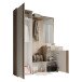 Garderoben-Set >Nessi< in Sonoma-Eiche - 145x184x29cm (BxHxT)