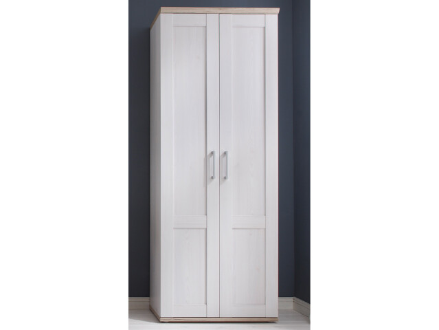 Garderobenschrank >Barbara< in Sibiu-Lärche - 76x201x39cm (BxHxT)