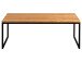 Couchtisch >Brodie I< in Wildeiche aus Metall - 110x43x60cm (BxHxT)