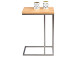 Beistelltisch >Rita I< in Wildeiche aus Metall - 38x62x43cm (BxHxT)