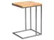 Beistelltisch >Rita I< in Wildeiche aus Metall - 38x62x43cm (BxHxT)