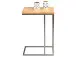 Beistelltisch >Rita I< in Wildeiche aus Metall - 38x62x43cm (BxHxT)