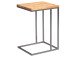 Beistelltisch >Rita I< in Wildeiche aus Metall - 38x62x43cm (BxHxT)