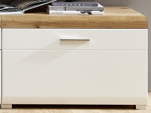Wohnwand >Kathlin< in Weiß/Matt aus Metall - 320x205x47cm (BxHxT)