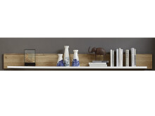 Wohnwand >Kathlin II< in Weiß/Matt aus Metall - 325x205x47cm (BxHxT)