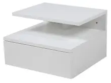 Nachttisch >Randers< in  aus MDF - 35x22,5x32cm...