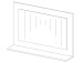 Wandspiegel >Peoria I< - 90,2x61,5x18,5cm (BxHxT)