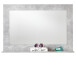 Wandspiegel >Peoria I< in Beton LA - 90,2x61,5x18,5cm (BxHxT)