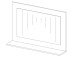 Wandspiegel >Peoria I< in Beton LA - 90,2x61,5x18,5cm (BxHxT)