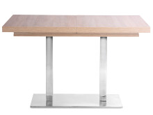 Esstisch >Quebec< aus Edelstahl - 200x74x80cm (BxHxT)