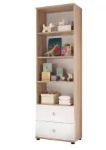 Regal >Floris< in Sonoma-Eiche - 60x191x33cm (BxHxT)