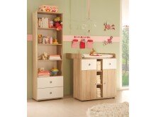 Regal >Floris< in Sonoma-Eiche - 60x191x33cm (BxHxT)