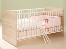 Babybett >Floris< in Sonoma-Eiche - 144x80x82cm (BxHxT)