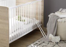 Babybett >Floris< in Sonoma-Eiche - 144x80x82cm (BxHxT)