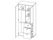 Kleiderschrank >Floris< in Sonoma-Eiche - 90x191x53cm (BxHxT)