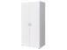 Kleiderschrank >Hamina< in Weiß - 80x177x52cm (BxHxT)