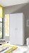 Kleiderschrank >Hamina< in Weiß - 80x177x52cm (BxHxT)