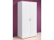 Kleiderschrank >Hamina< in Weiß - 80x177x52cm (BxHxT)