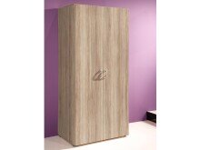 Kleiderschrank >Hamina< in Sonoma-Eiche - 80x177x52cm (BxHxT)