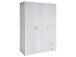 Kleiderschrank >Hamina< in Weiß - 120x177x52cm (BxHxT)