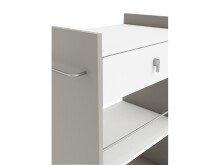 Rollwagen >Baku I< in Basalt aus Kunststoff - 59,4x89,5x39,7cm (BxHxT)
