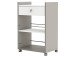 Rollwagen >Baku I< in Basalt aus Kunststoff - 59,4x89,5x39,7cm (BxHxT)