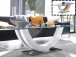 Couchtisch >Kermie I< in Weiß aus Metall - 120x48x60cm (BxHxT)