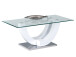 Couchtisch >Kermie I< in Weiß aus Metall - 120x48x60cm (BxHxT)