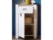 Schuhschrank >Mio< in Weiß aus MDF - 64x104x41cm (BxHxT)