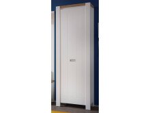 Garderobenschrank >Mio< in Weiß aus MDF -...