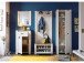Garderobenschrank >Mio< in Weiß aus MDF - 64x196x41cm (BxHxT)