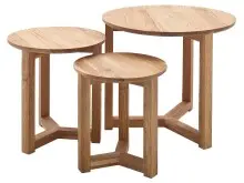 Satztisch >Rich< aus Massivholz - 115x42x50cm (BxHxT)