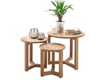Satztisch >Rich< aus Massivholz - 115x42x50cm (BxHxT)