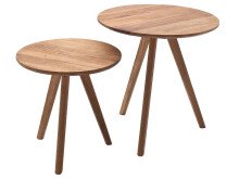 Satztisch >Crista< in Asteiche geölt aus Massivholz - keine Angabenx45cm (BxH)