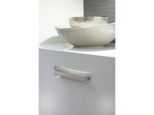 Sideboard >Trento< in Weiß-Hochglanz tiefzieh Nachbildung - 184x89x45 (BxHxT)