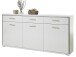 Sideboard >Trento< in Weiß-Hochglanz tiefzieh Nachbildung - 184x89x45 (BxHxT)