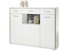 Highboard >Trento I< in Weiß/Hochglanz aus...