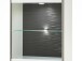 Vitrine >Trento I< in Weiß/Hochglanz aus Metall - 64x201x38cm (BxHxT)