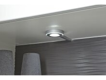 Highboard >Trento II< in Weiß/Hochglanz aus Metall - 94x137x38cm (BxHxT)