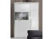 Highboard >Trento II< in Weiß/Hochglanz aus Metall - 94x137x38cm (BxHxT)