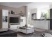 Highboard >Trento II< in Weiß/Hochglanz aus Metall - 94x137x38cm (BxHxT)