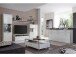 Highboard >Trento II< in Weiß/Hochglanz aus Metall - 94x137x38cm (BxHxT)