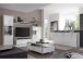 Highboard >Trento II< in Weiß/Hochglanz aus Metall - 94x137x38cm (BxHxT)